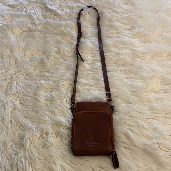 Wild WestLos  Angeles  Brown Leather Crossbody Bag BNWOT - Picture 11 of 12